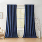 Camille Velvet Curtain Panel, Set of 2