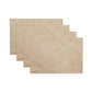 Caiden Elegance Damask - Manteles individuales resistentes al agua y a las manchas, juego de 4