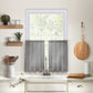Cameron Linen Rod Pocket Kitchen Tier and Valance Collection