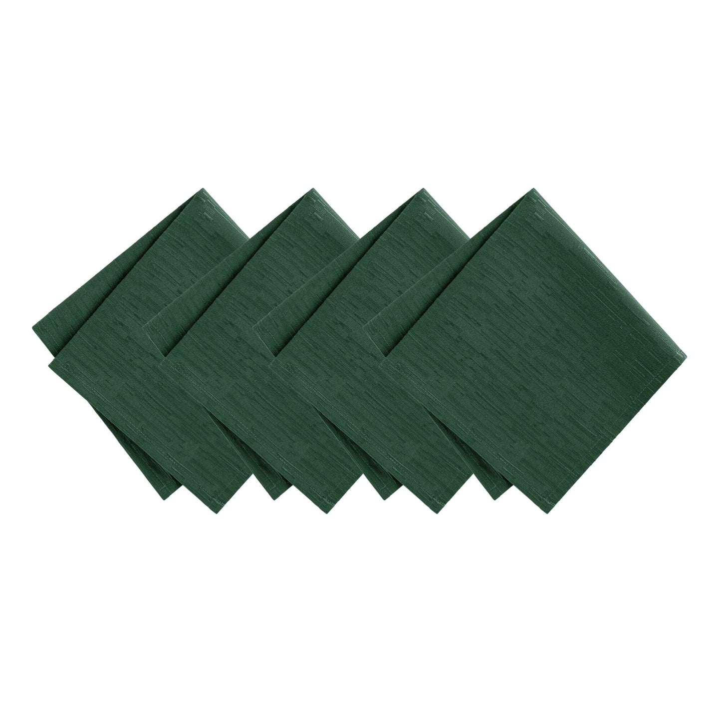 Servilletas Continental Solid Texture resistentes al agua y a las manchas, juego de 4