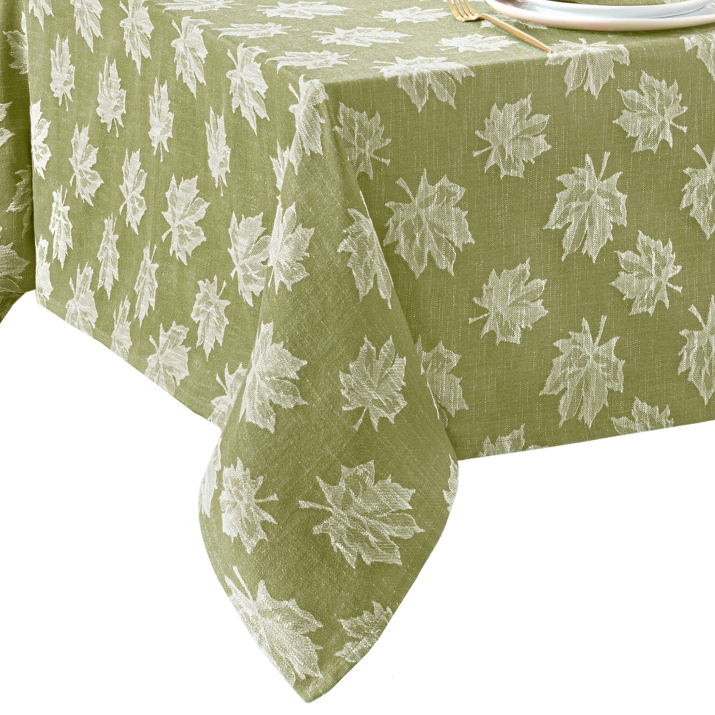 Falling Leaves Jacquard Tablecloth