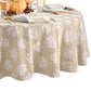 Falling Leaves Jacquard Tablecloth