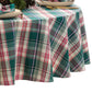 Holiday Fireside Plaid Tablecloth