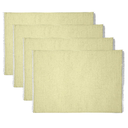 Lenox French Perle Solid Placemats, Set of 4