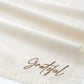 Fringed Harvest Sentiment Napkins, Set of 4