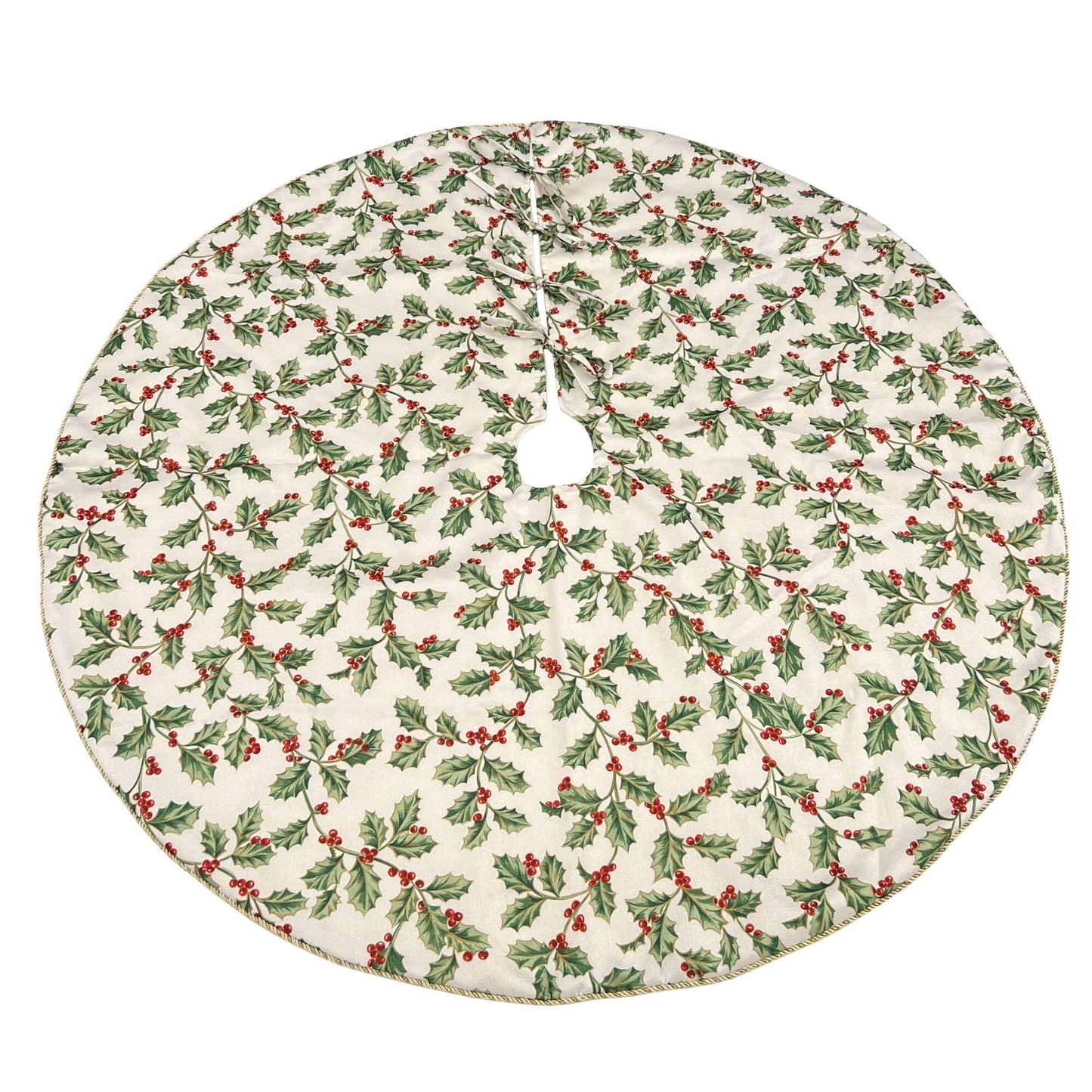 Lenox Golden Holly Tree Skirt