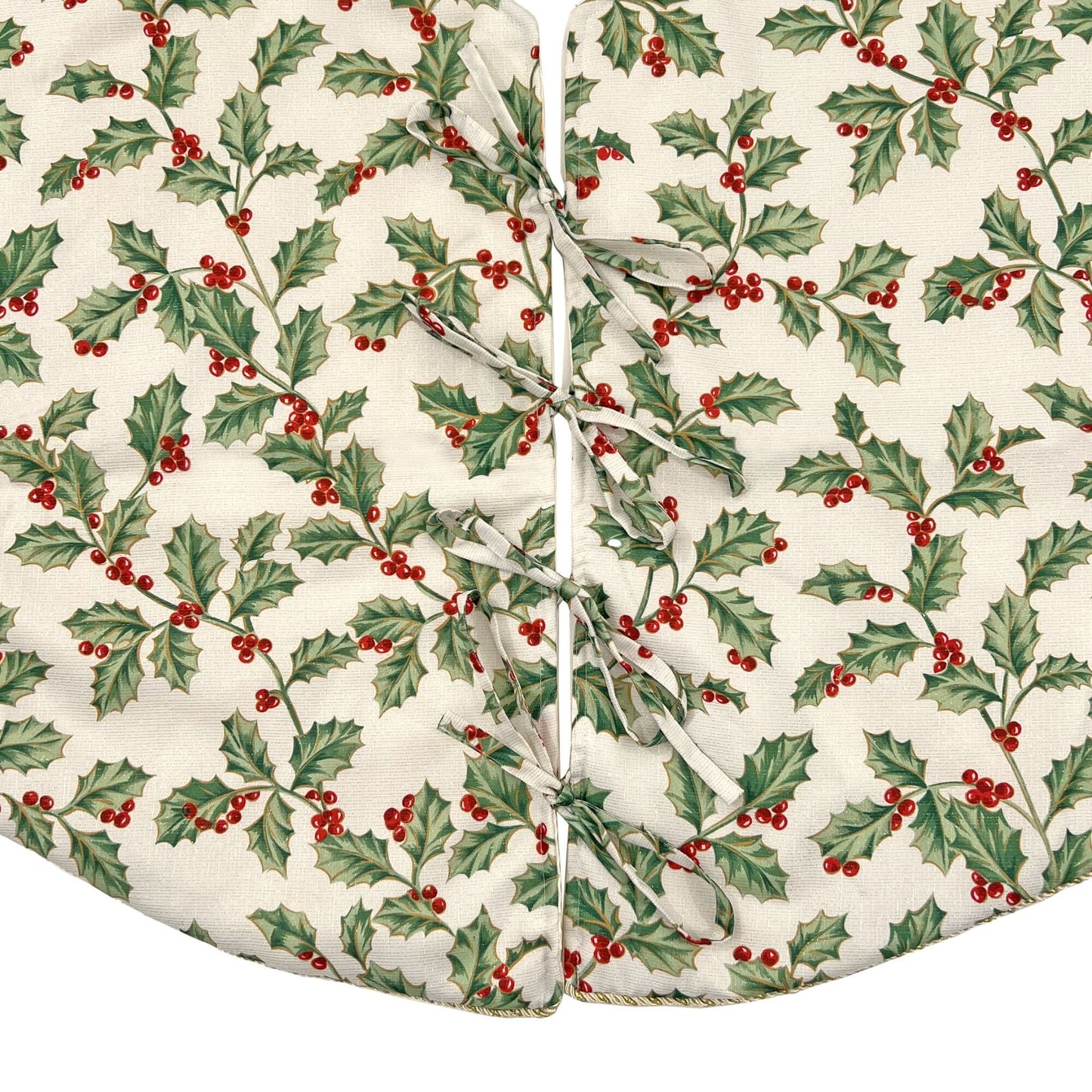 Lenox Golden Holly Tree Skirt