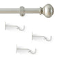 Greenwich 1” Single Curtain Rod with Spherical Ball Finial