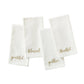 Servilletas bordadas Harvest Sentiment, juego de 4