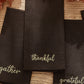 Servilletas bordadas Harvest Sentiment, juego de 4