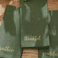 Servilletas bordadas Harvest Sentiment, juego de 4
