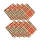 Hawley Plaid Harvest Napkins, Set of 8