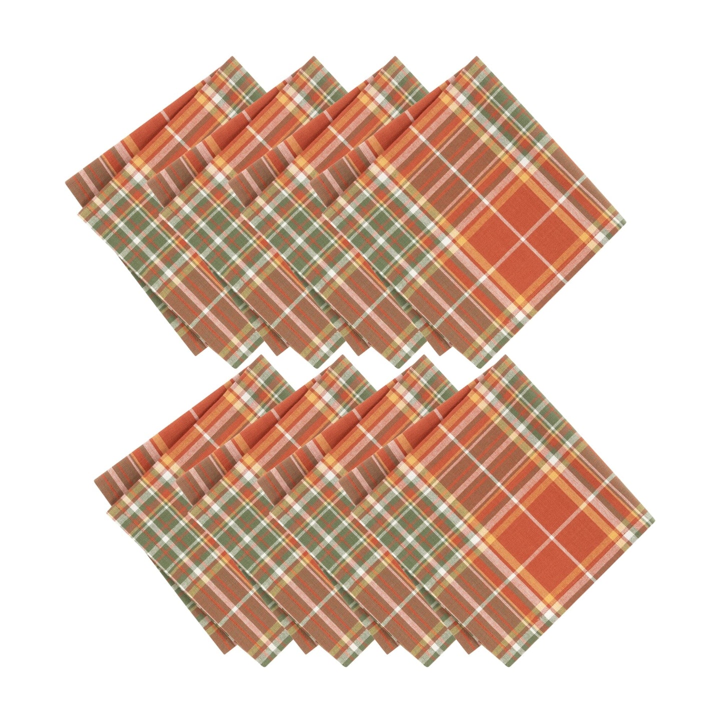 Hawley Plaid Harvest Napkins, Set of 8