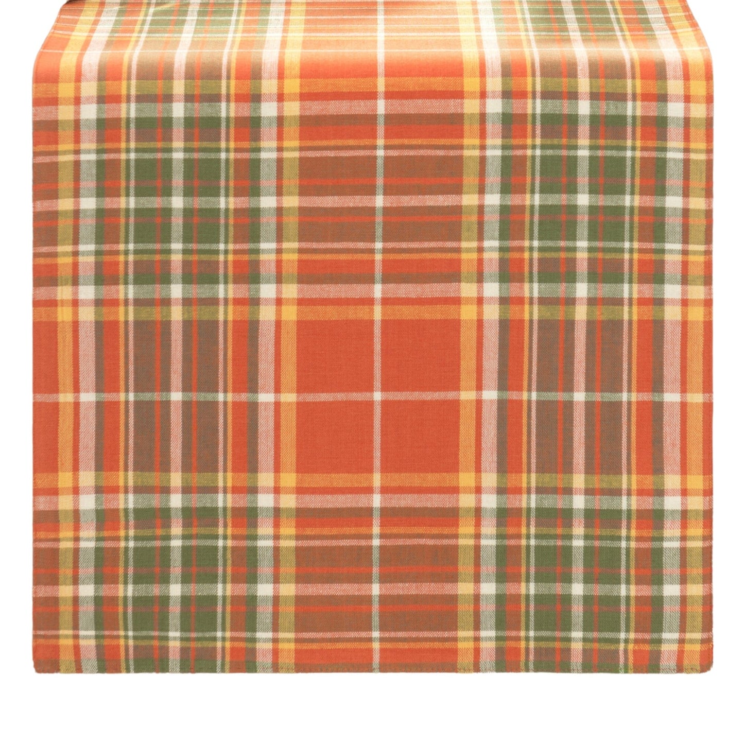 Hawley Plaid Harvest Cotton Table Runner