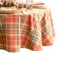 Hawley Plaid Harvest Cotton Tablecloth
