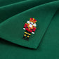 Holiday Embroidered Cotton Napkins, Set of 4