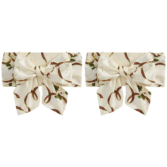Lenox Holiday Nouveau Chair Bow, Set of 2