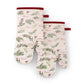Holiday Tree Trimmings Oven Mitts, Set of 2