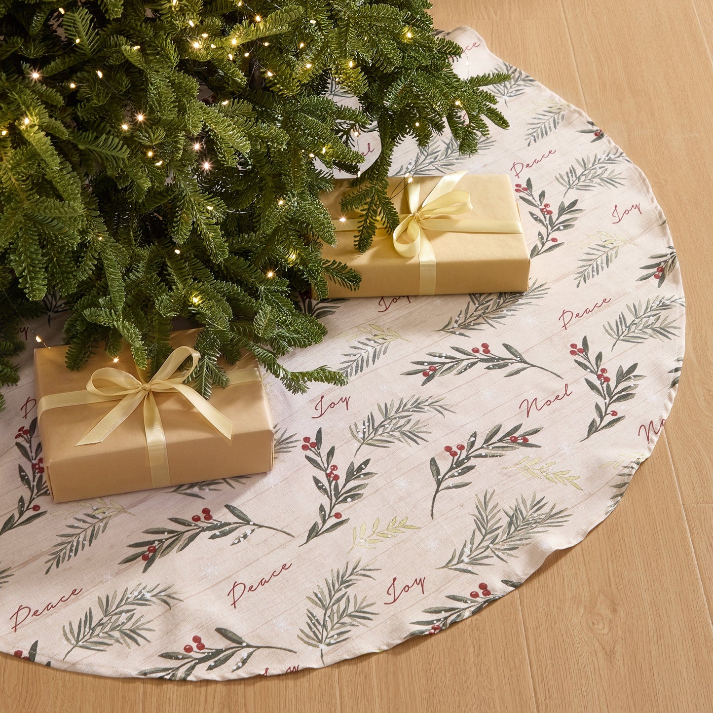 Holiday Tree Trimmings Tree Skirt