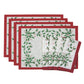 Lenox Holiday Placemat Set of 4 & Napkin Set of 4 Value Set