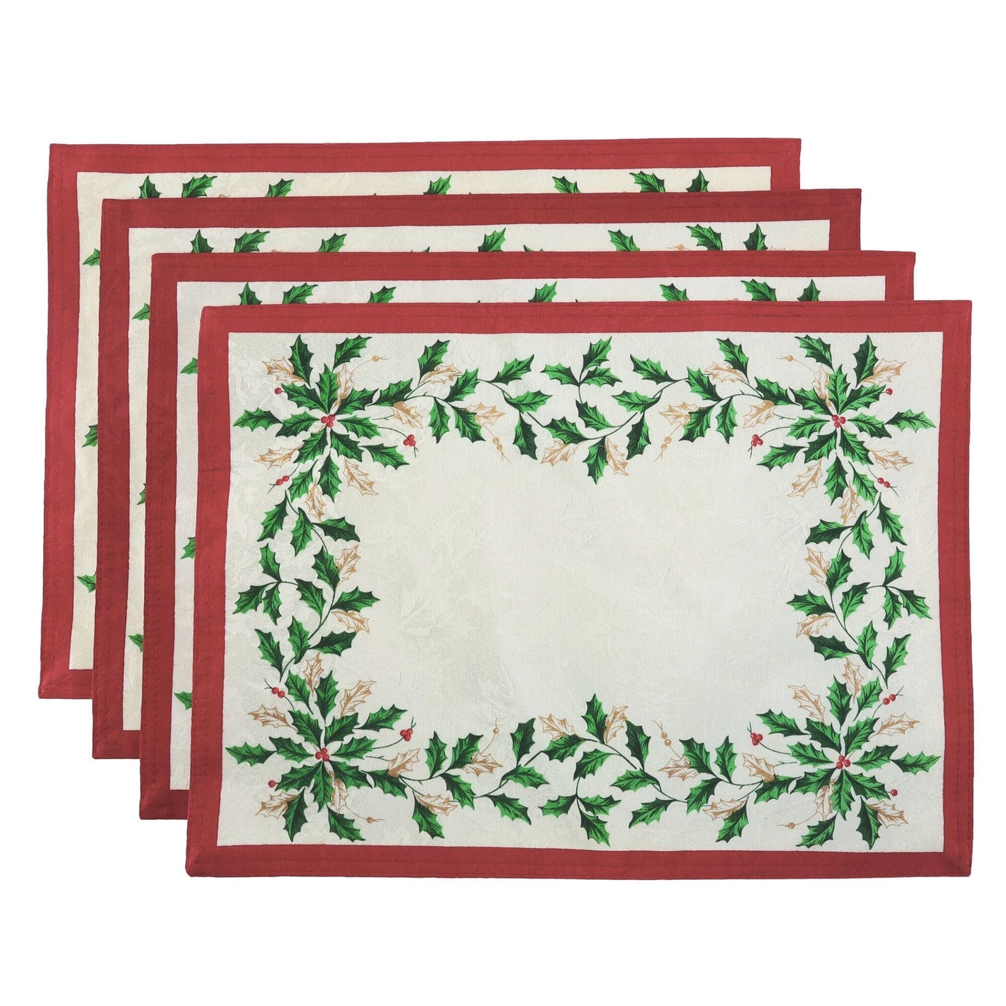 Lenox Holiday Placemats, Set of 4