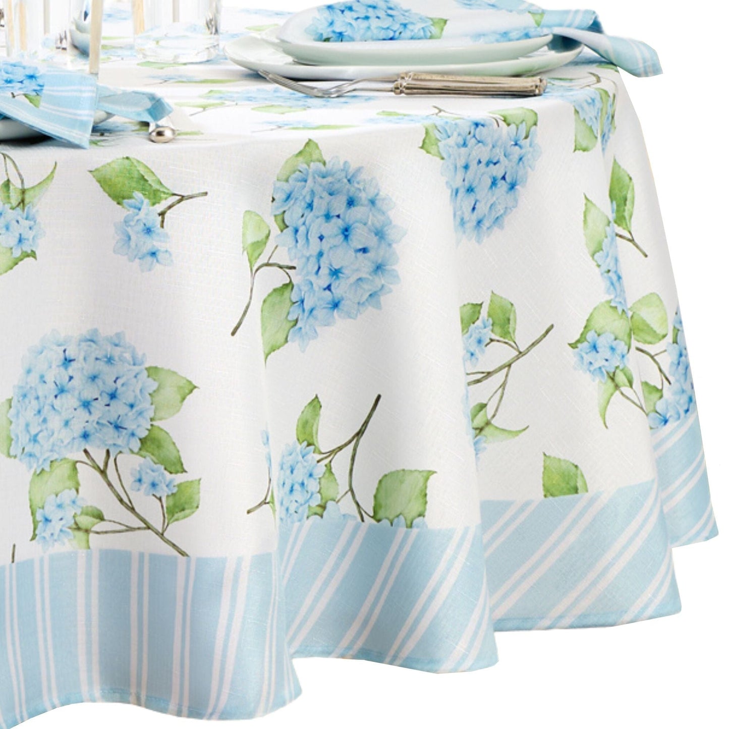 Nantucket Hydrangea Garden Tablecloth