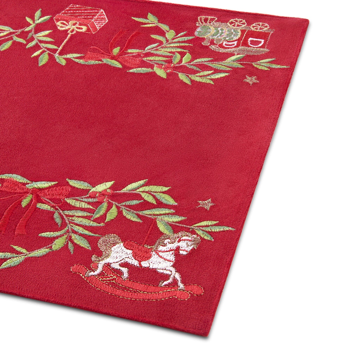 Villeroy & Boch Keepsake Ornaments Velvet Embroidered Table Runner