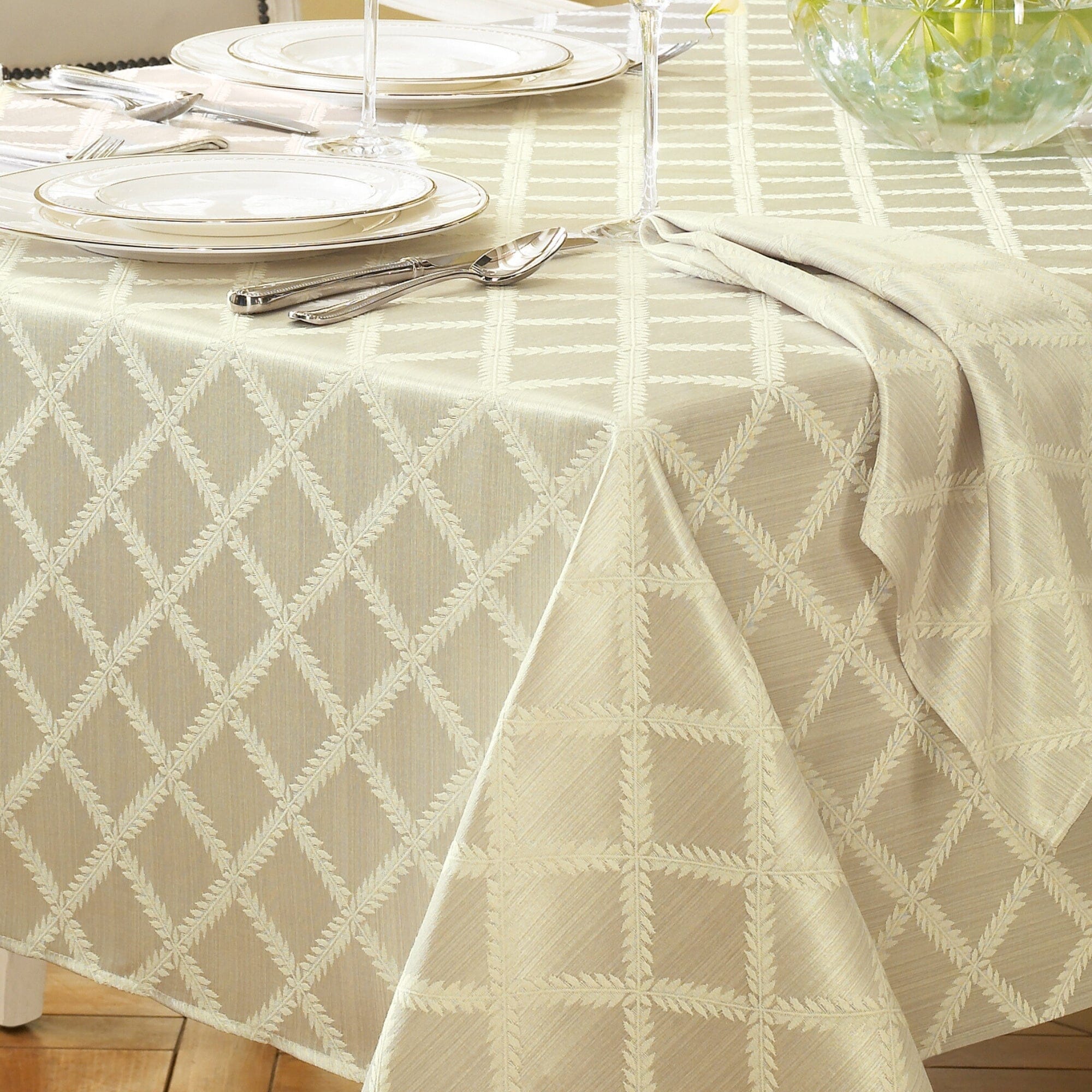 Lenox Laurel Leaf Oblong Tablecloth