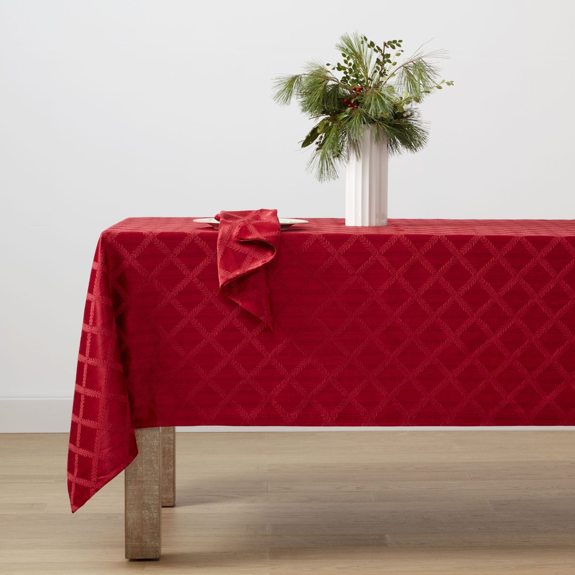 Lenox Laurel Leaf Oblong Tablecloth - Thumbnail 2