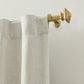 Lenox Madrid 1” Single Curtain Rod with Sculptural Stacked Square Finial Design