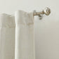 Lenox Manor 1” Single Curtain Rod with Rounded Globe Finial Design