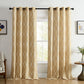 Medalia Room Darkening Geometric Window Curtain