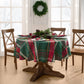 Merry and Festive Jacquard Tablecloth