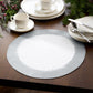 Villeroy & Boch Metallic Brushstroke Round Placemats, Set of 4