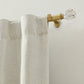 Lenox Milano 1” Single Curtain Rod with Crystal Teardrop Finial Design
