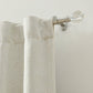 Lenox Milano 1” Single Curtain Rod with Crystal Teardrop Finial Design