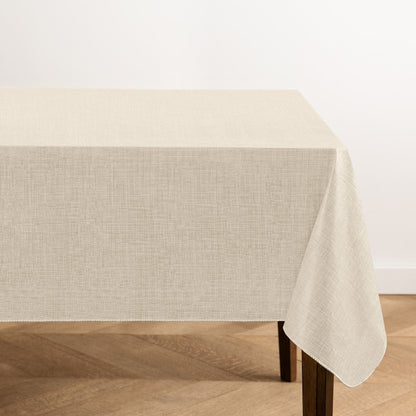 Mantel interior/exterior de vinilo con textura de lino Monterey