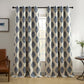 Navara Medallion Room Darkening Window Curtain