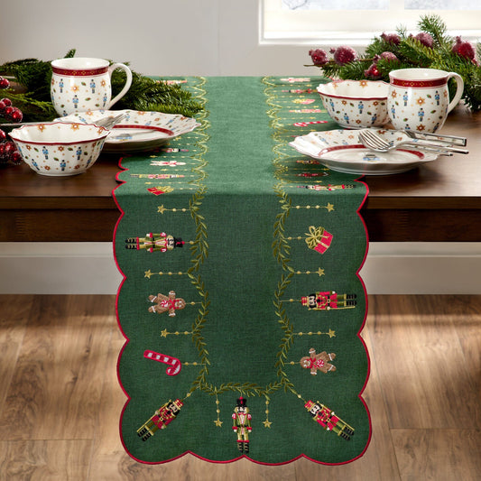Villeroy & Boch Nutcracker Noel Embroidered Table Runner