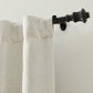 Lenox Palazzo 1” Single Curtain Rod with Fluted Bell Shaped Finial Design
