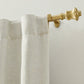Lenox Palazzo 1” Single Curtain Rod with Fluted Bell Shaped Finial Design
