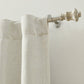 Lenox Palazzo 1” Single Curtain Rod with Fluted Bell Shaped Finial Design