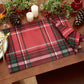 Pocono Plaid Holiday Fabric Placemats, Set of 4