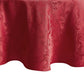 Poinsettia Elegance Jacquard Tablecloth