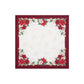 Poinsettia Garlands Engineered Napkins, Set of 4