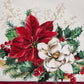 Poinsettia Garlands Engineered Placemats, Set of 4