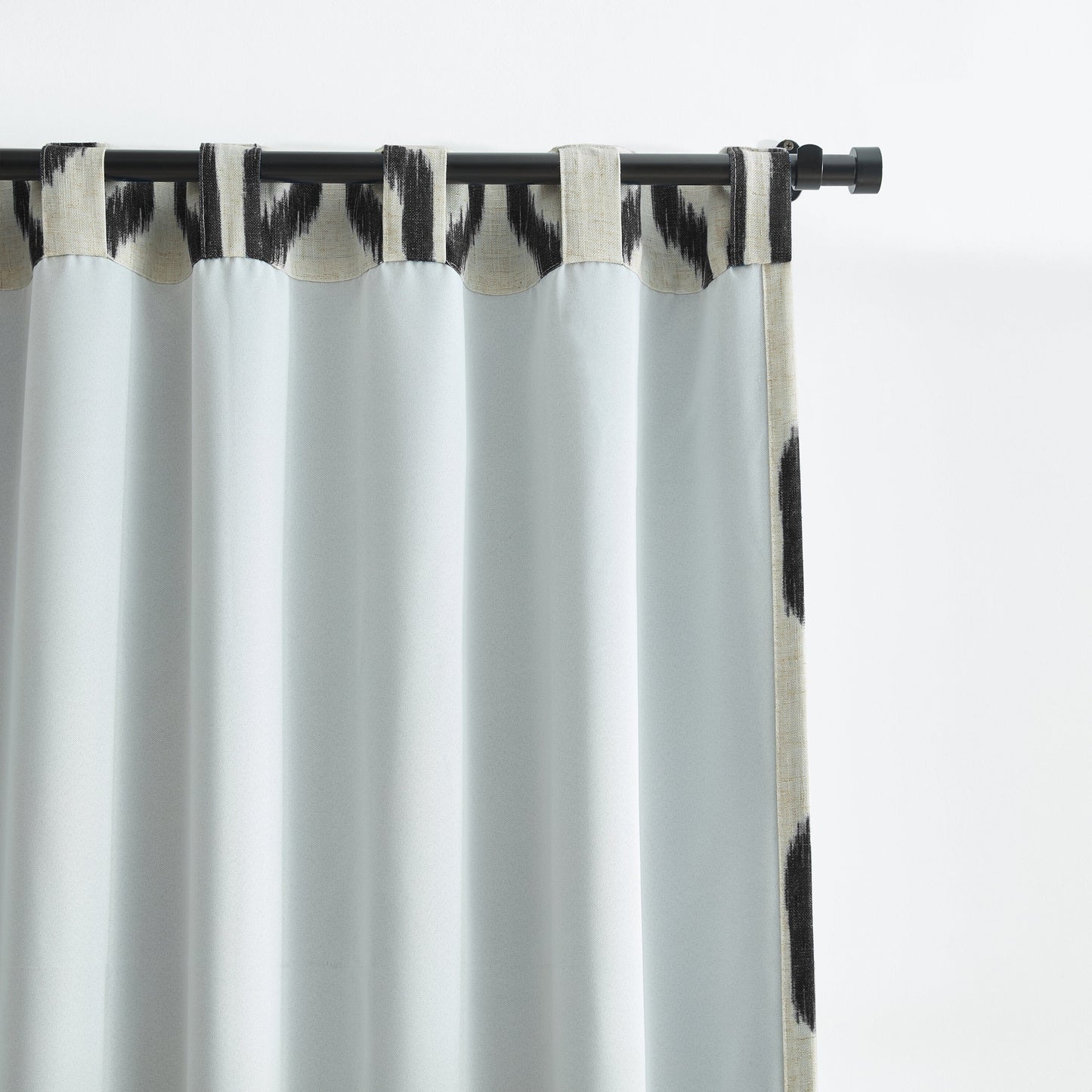 Renzo Rod Pocket Back Tab Window Curtain