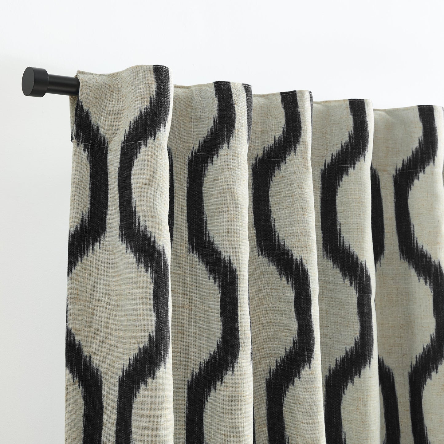 Renzo Rod Pocket Back Tab Window Curtain