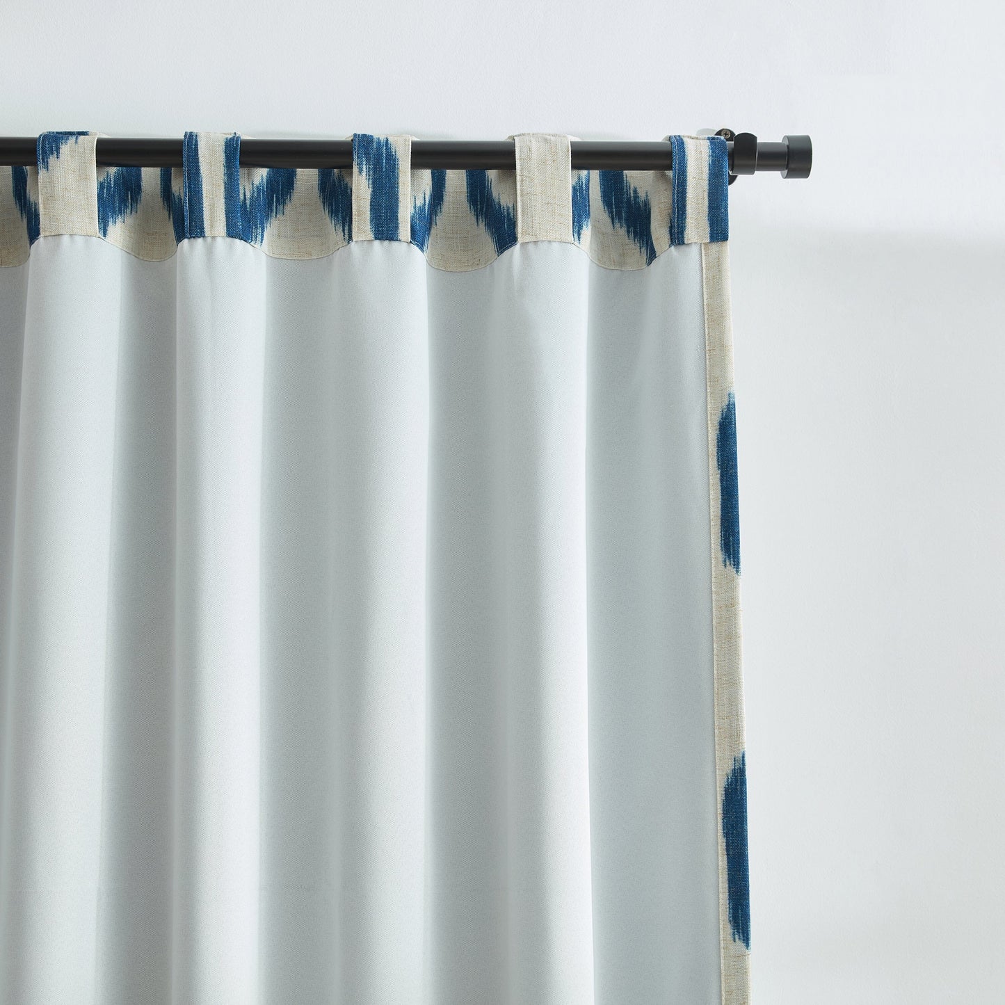 Renzo Rod Pocket Back Tab Window Curtain