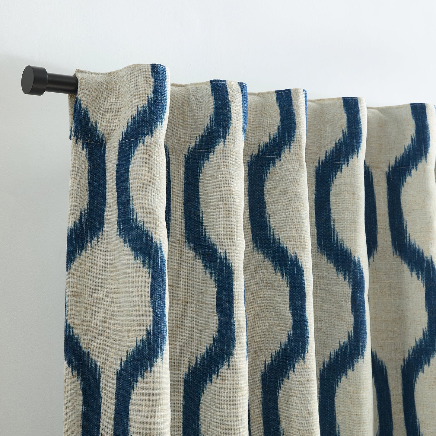 Renzo Rod Pocket Back Tab Window Curtain